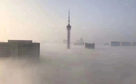 如东天气营造出如东仙境